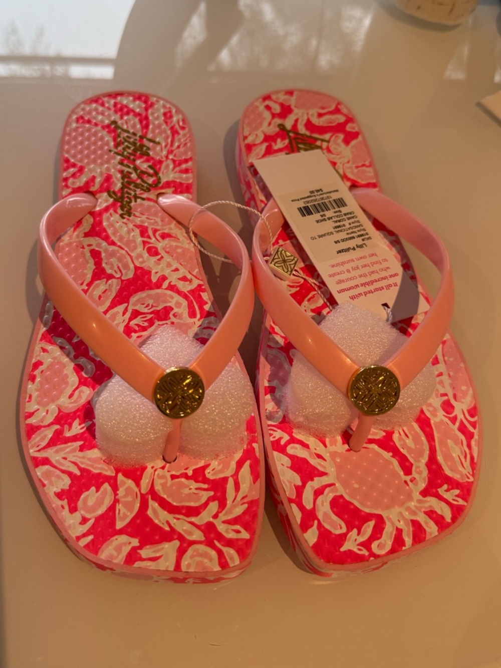 Lilly Pulitzer NWT Coral Crane Crab